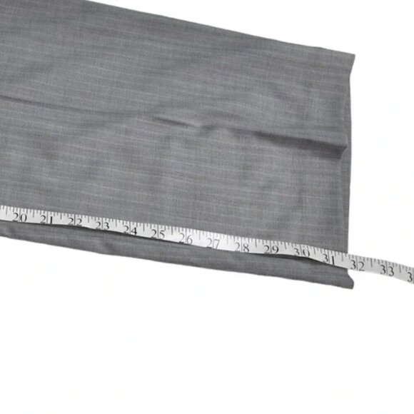 NWT Penningtons Pants Slightly Curvy Fit Gray Straight Leg Size 16 - Picture 11 of 11